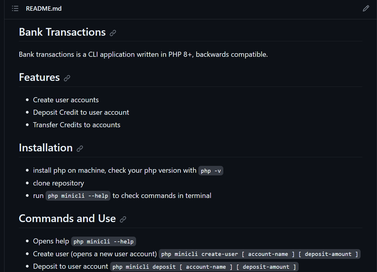 Wafi — Bank CLI